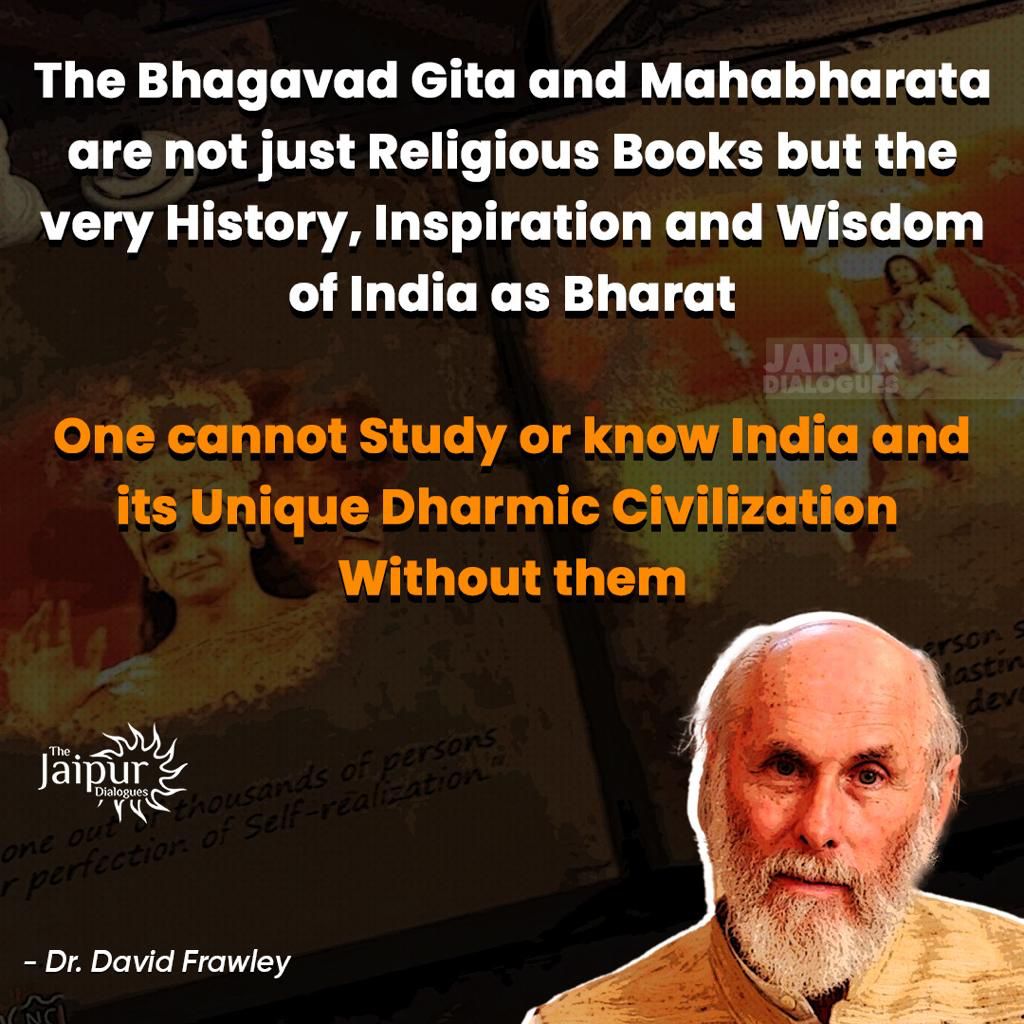 One cannot study India without Mahabharata and Bhagvad Gita! 